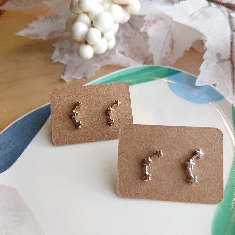 💕💕LAST ONE Sale🔥 Cute Little Star Zodiac Stud - Picture 5 of 7